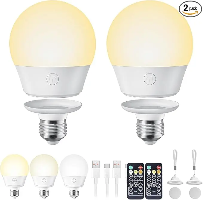 Brightown E26 Rechargeable Light Bulb