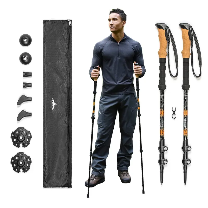 Cascade Mountain Tech Trekking Poles, Shaft Material
