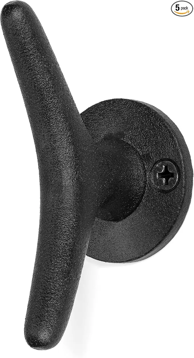 Claimed Corner Cast Iron Coat Hooks