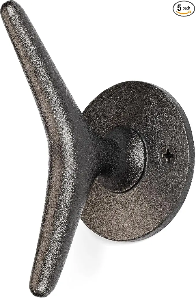Claimed Corner Cast Iron Coat Hooks