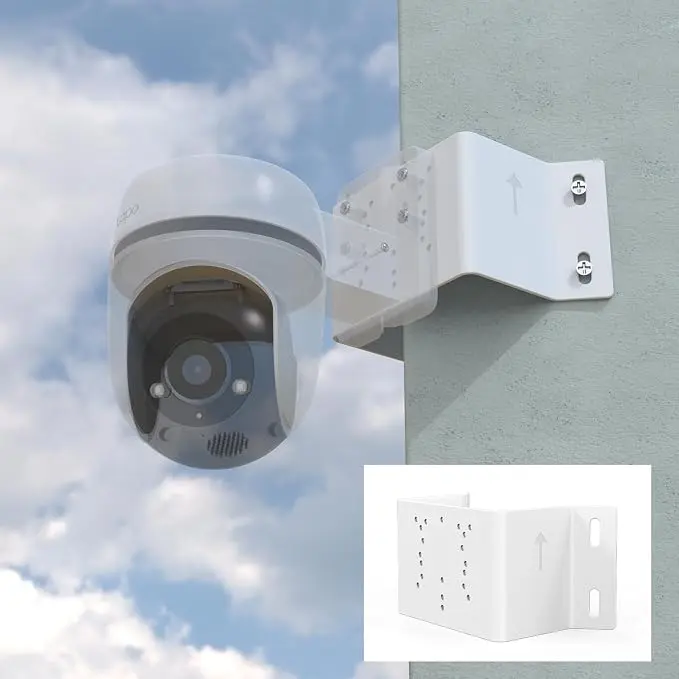 Corner Bracket for Security Camera, Metal Corner Mount Compatible