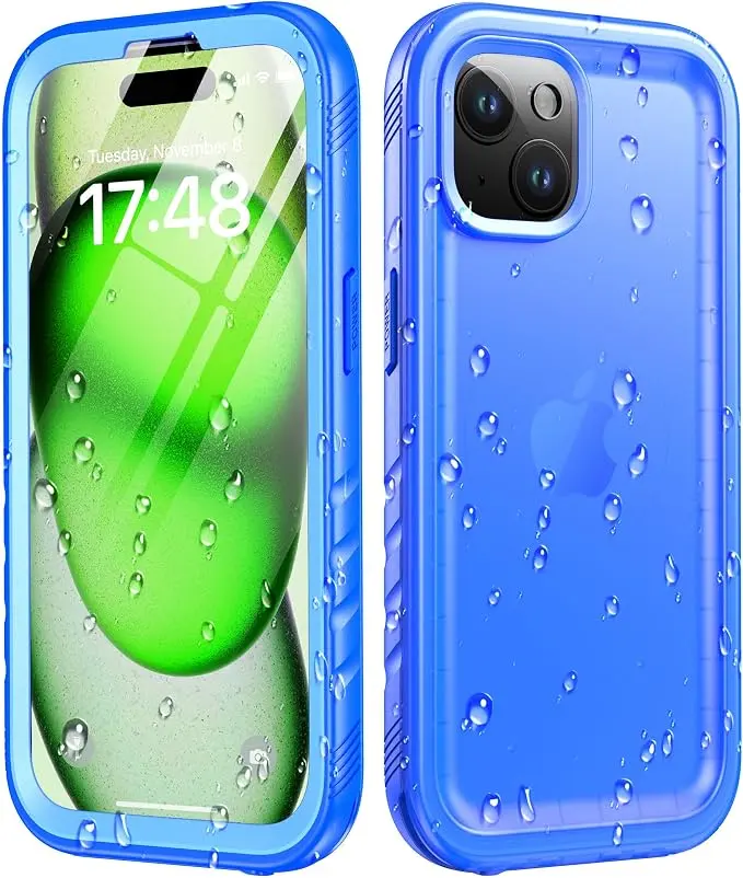 Cozycase for iPhone 15 Plus Waterproof Shockproof Dustproof Case