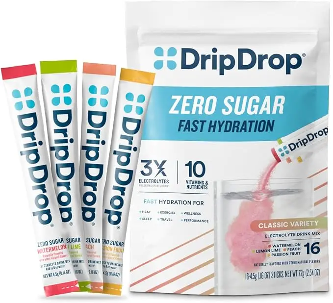 DripDrop Sugar Free Hydration Packets