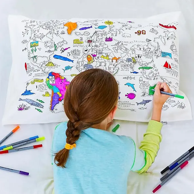 eatsleepdoodle - Coloring Pillowcase