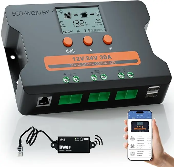 ECO-WORTHY Solar Charge Controller 30A