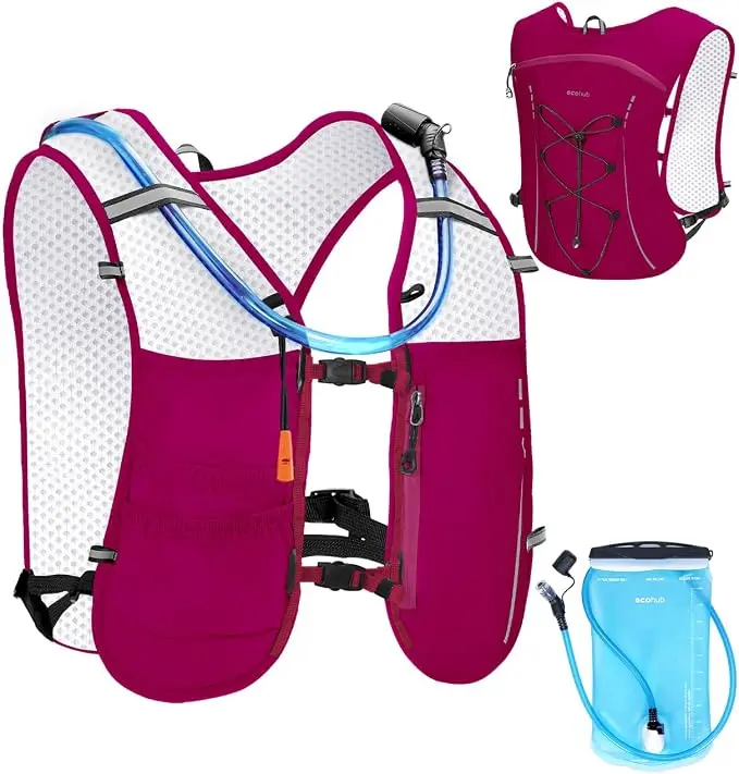 ECOHUB Running Hydration Vest Backpack, Lightweight Breathable Pack