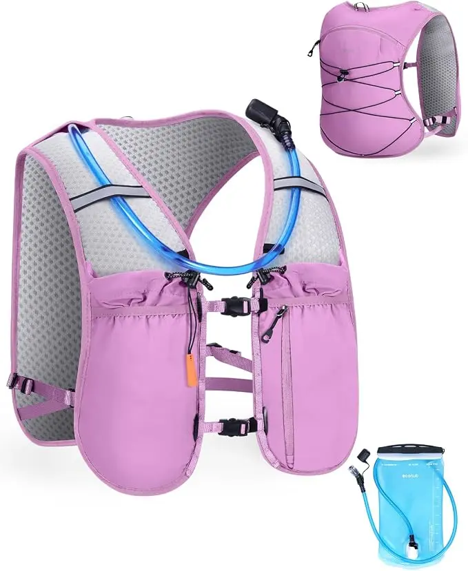 ECOHUB Running Hydration Vest Backpack, Lightweight Hydration Pack Bag Daypack