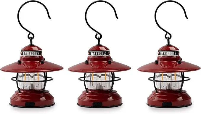 Edison Mini Lantern Red / 3-Pack