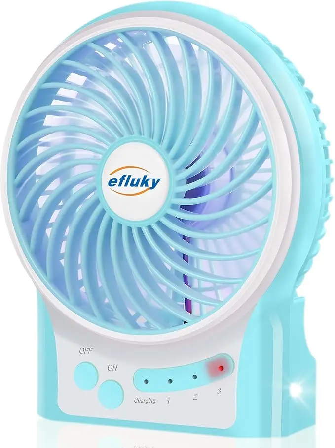 efluky 3-Speed Mini Desk Fan