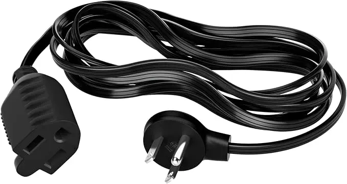 Elecan Flat Plug Extension Cord 30 Ft
