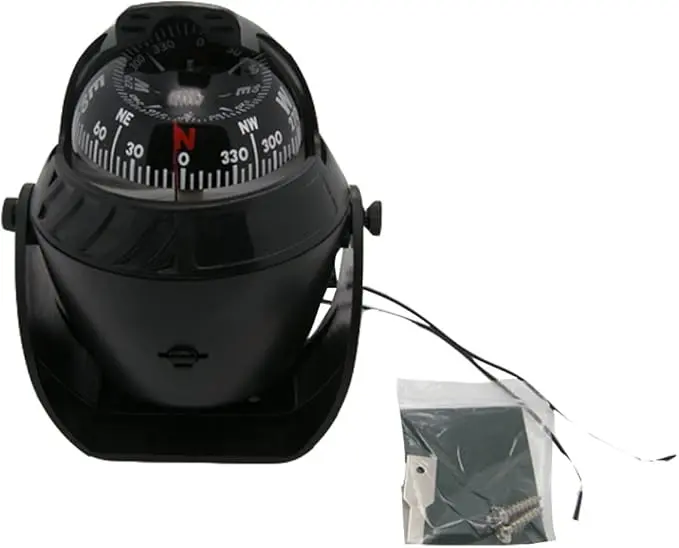 Electronic LED Light Marine Digital Compass Suitable