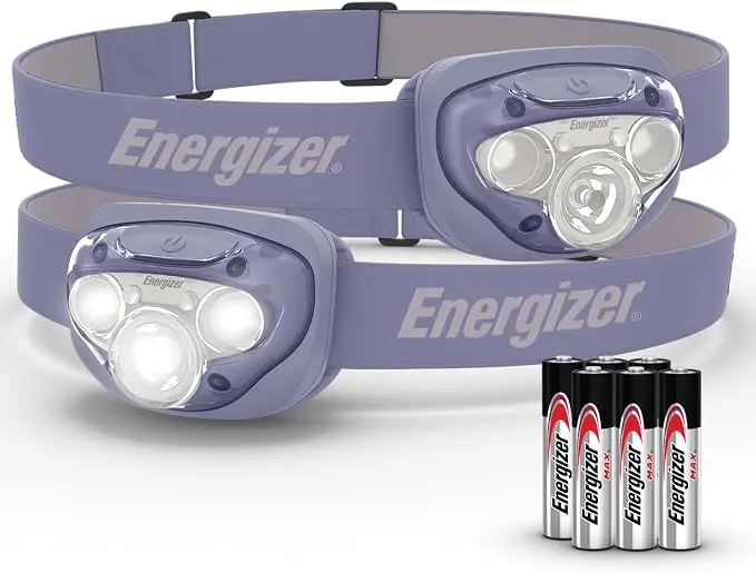 Energizer LED Headlamp PRO, IPX4 Water Resistant Headlamps, High-Performance