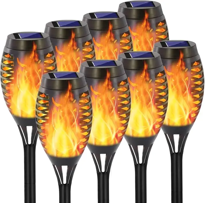 EOYIZW 8 Pack Solar Torch Light