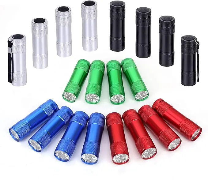 FASTPRO 20-Pack Aluminum 6-LED Flashlights Set