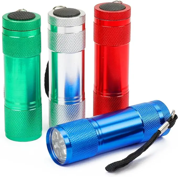 FASTPRO 4-Pack Aluminum LED Flashlights Set