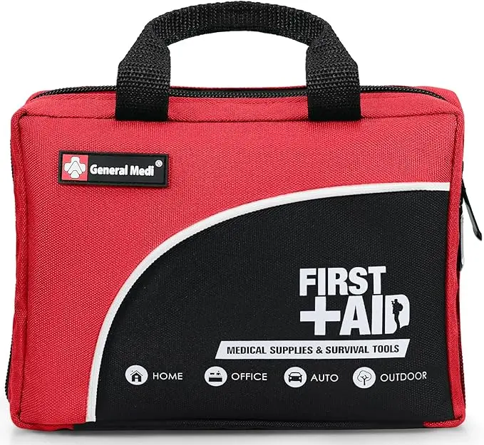 First Aid Kit -160 Pieces Compact and Lightweight