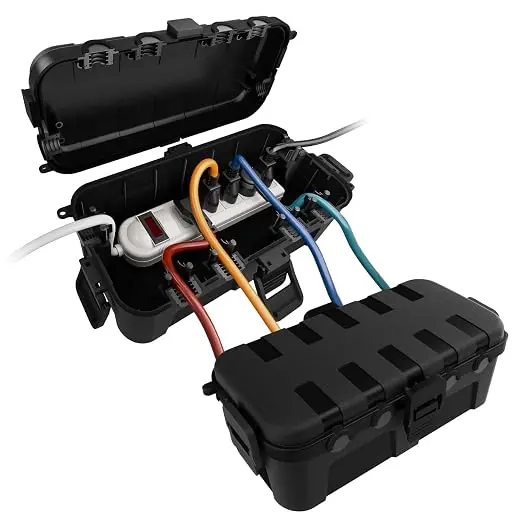 Flemoon Outdoor Electrical Box Waterproof, Medium Weatherproof Electrical Box