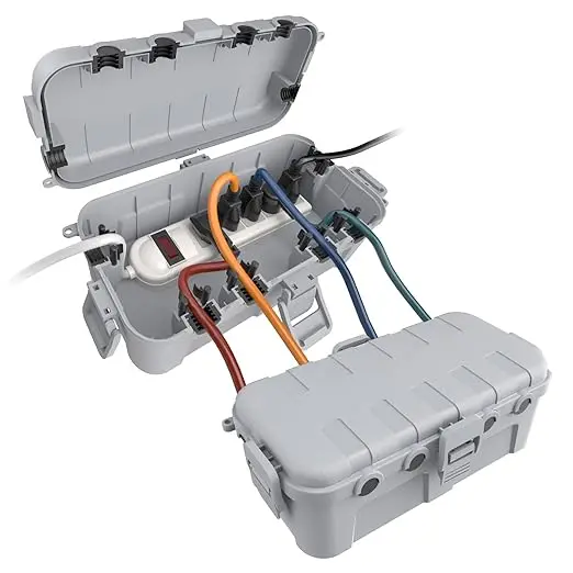 Flemoon Outdoor Electrical Box Waterproof, Medium Weatherproof Electrical Box