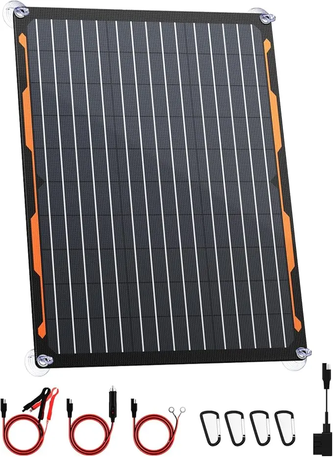 FlexSolar 20W 12V Solar Panel Charger Kit