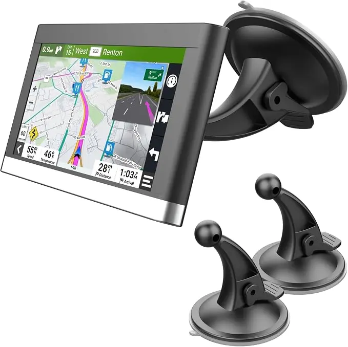 for Garmin GPS Car Mount 2 Pack Replacement Non-Sticky Suction Cup 17mm Ball