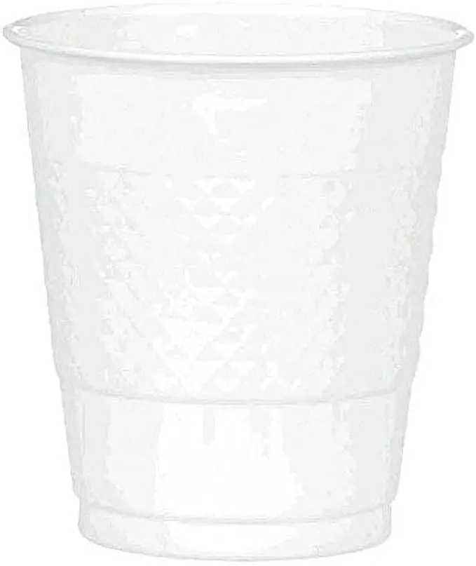 Frosty White Plastic Cups - 12 oz. - Versatile Drinkware