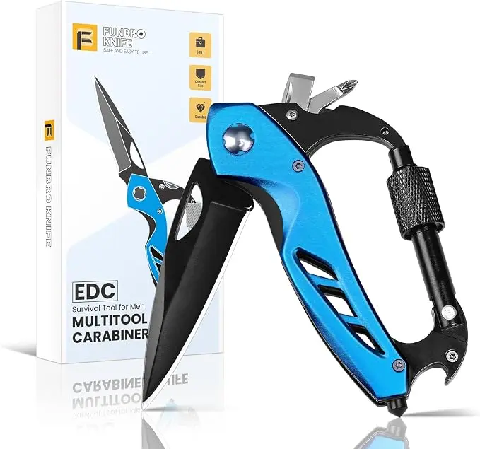 FUNBRO EDC Multitool Carabiner