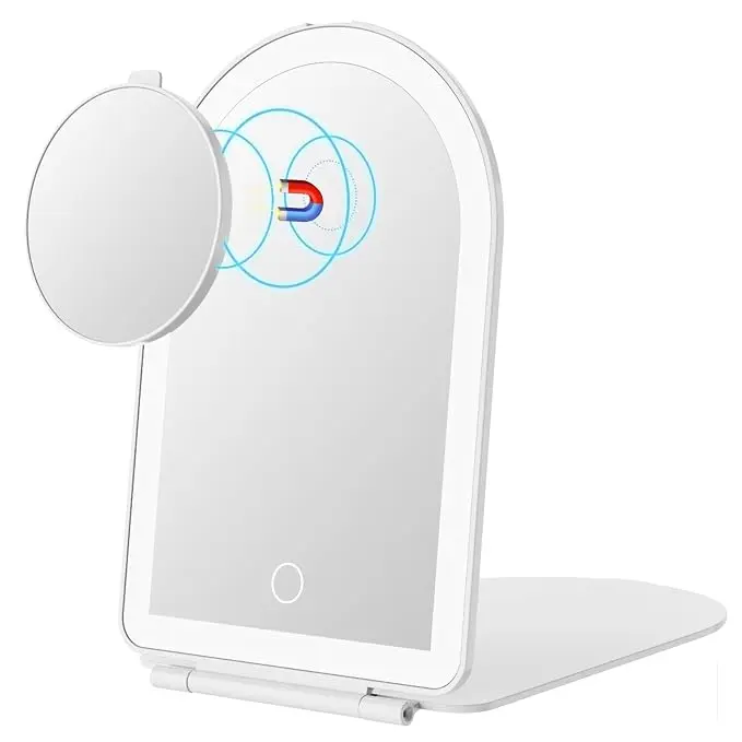 FUNTOUCH Rechargeable Travel Makeup Mirror