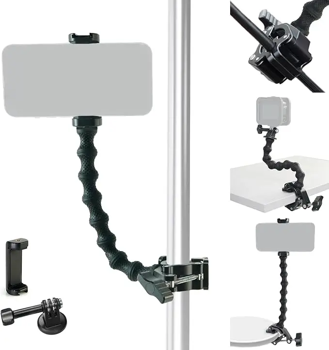 Gooseneck Phone Clamp Mount