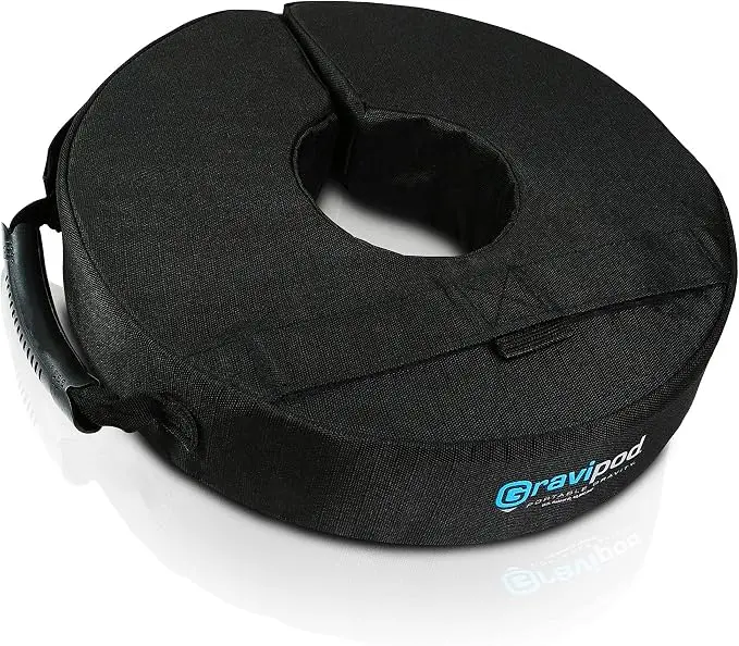 Gravipod 14" Mini Versatile Weight Bag, Easy One-Step Split-Ring Setup