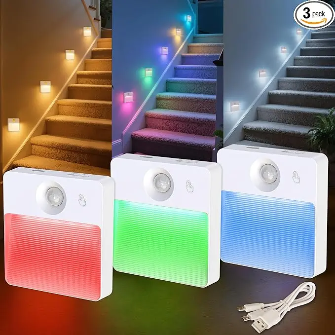 Guankai 3 Pack Motion Sensor Stair Light