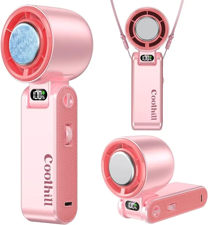 Handheld Portable Fan with Ice Cooler