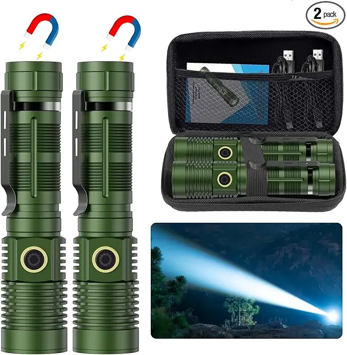 Hoxida Small Tactical Flashlights High Lumens