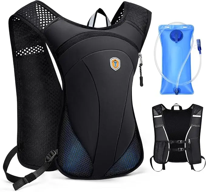 Hydration Backpack with 2L Water Bladder Bag, Lightweight and Breathable