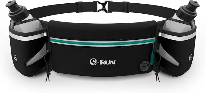 Hydration Running Belt with 2x10oz Bottles