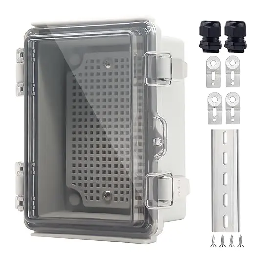 IP67 Waterproof Junction Box, ABS Plastic Electrical Enclosure