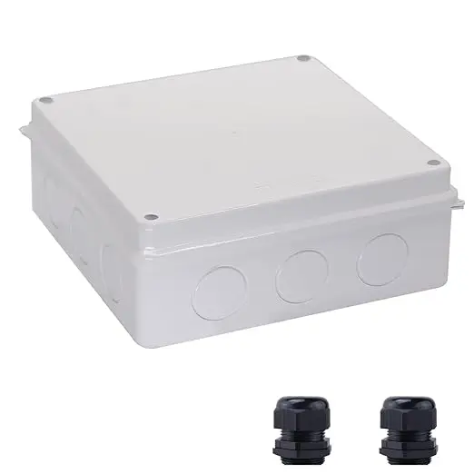 Junction Box Dustproof Waterproof IP65 ABS Plastic Electrical Boxes, Indoor &