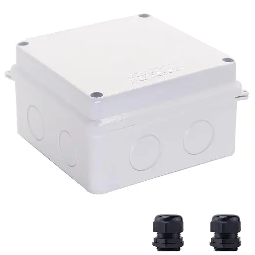 Junction Box, Reserved Holes Electrical Boxes Waterproof IP65 ABS Plastic