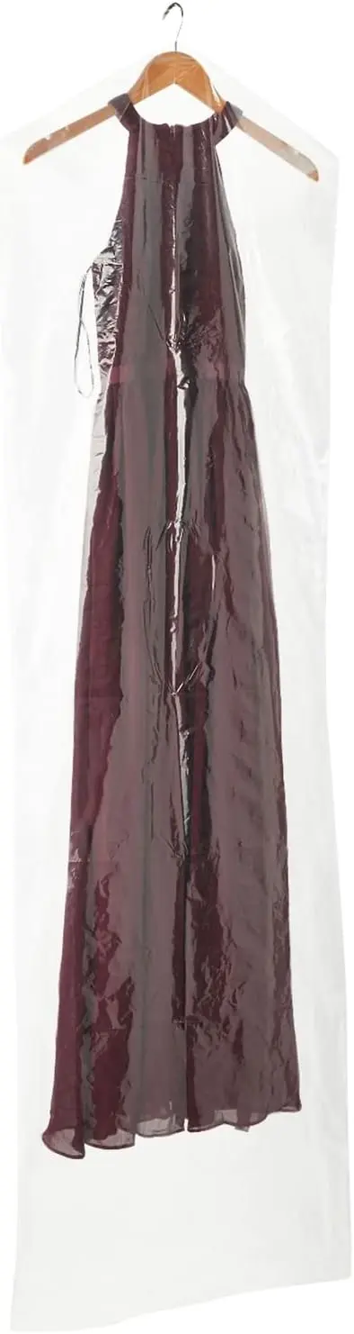 Juvale Clear Plastic Garment Bag