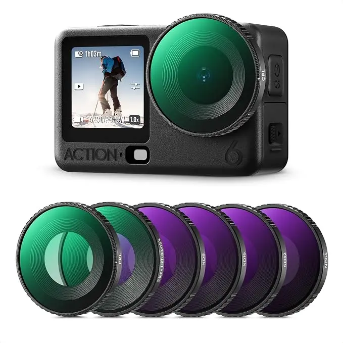K&F CONCEPT 6Pack HD Filter Kit Compatible