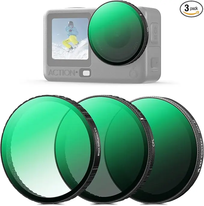 K&F CONCEPT Snap On CPL VND Effect Filter Kit Compatible