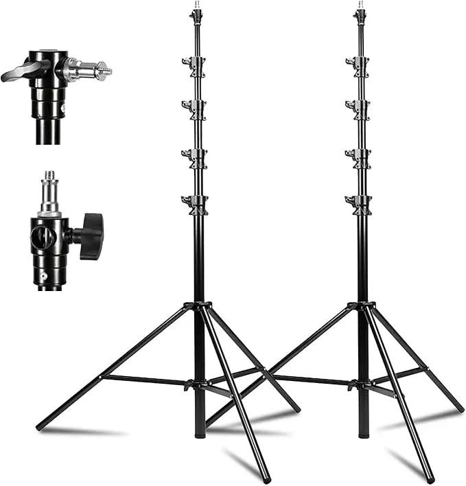 Kate 2 Pack Heavy Duty Light Stand Tripod