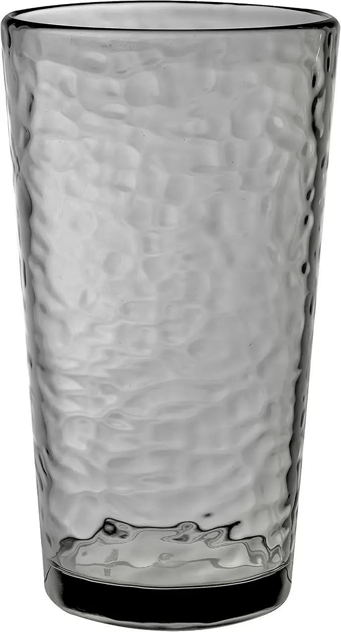 KLIFA- NICE- 20 ounce, Acrylic Highball Drinking Glasses, Stackable Plastic