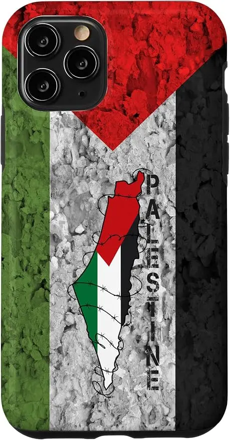 Kufiya PALESTINE Keffiyeh flag, Palestinian Map pattern Case
