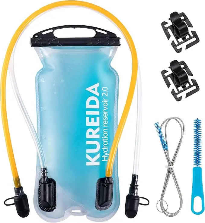 KUREIDA Dual Hydration Bladder 2 Liter, Water Bladder