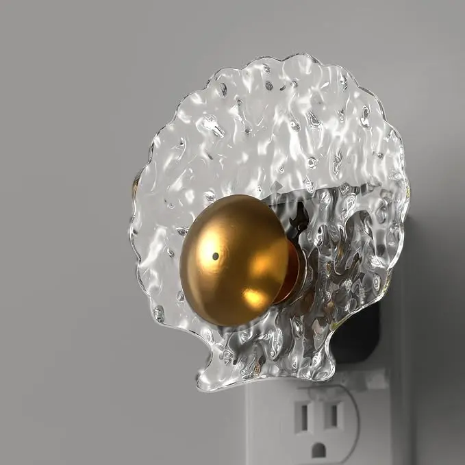 L LOHAS LED Shell Night Light, Night Lights Plug into Wall, Dimmable