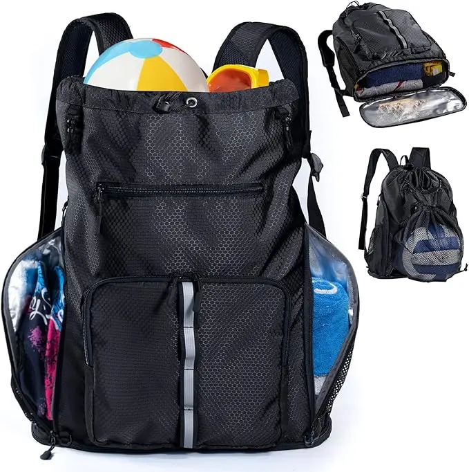 Large Beach Backpack Waterproof Sandproof