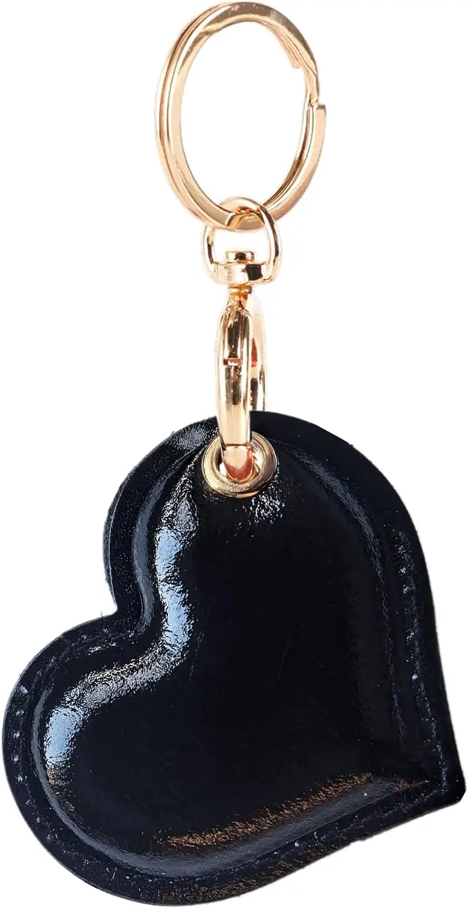 Leather Charm Keychain Holder Case Compatible