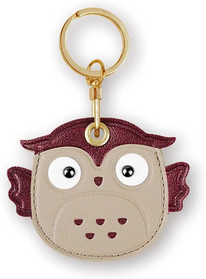 Leather Keychain Case Holder Compatible