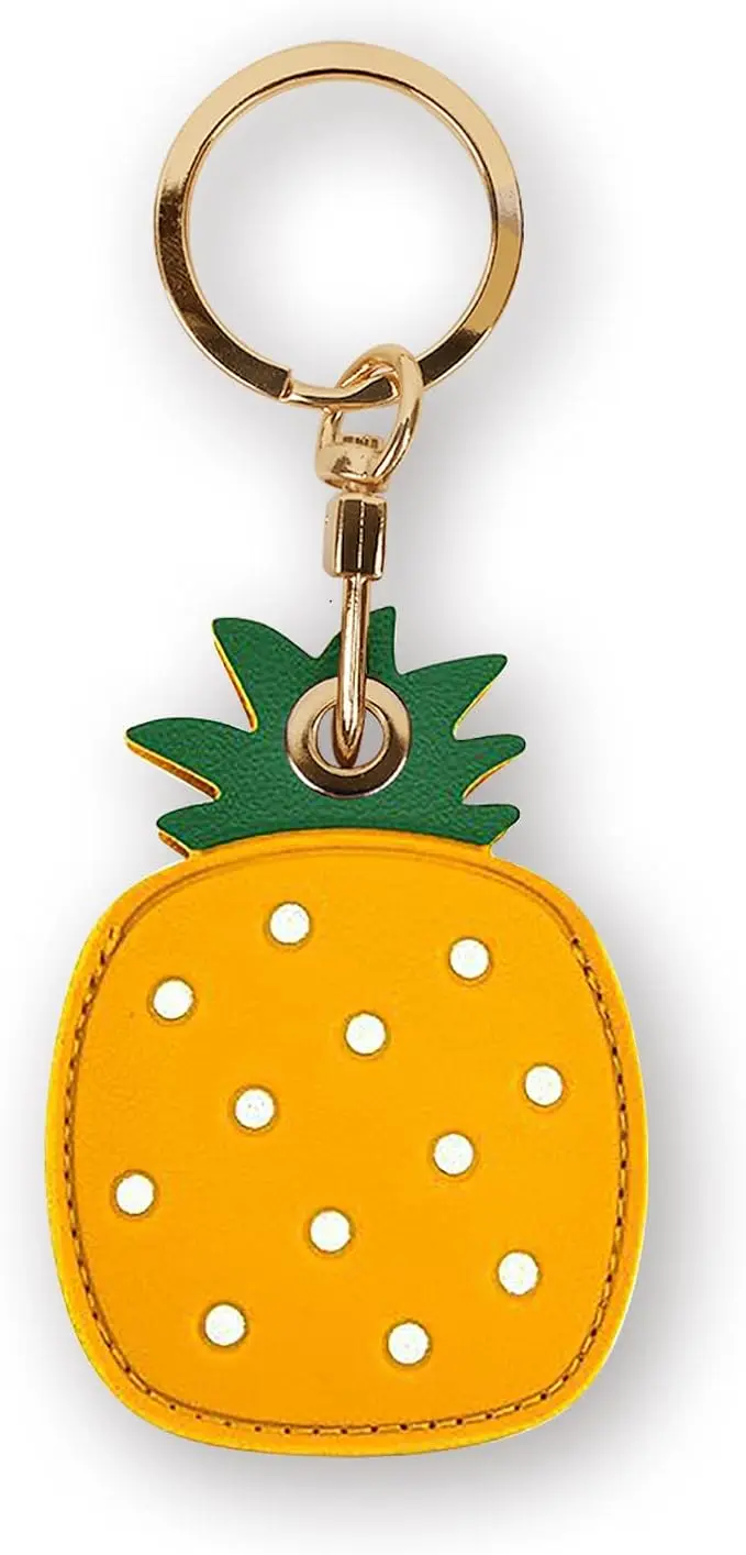 Leather Keychain Case Holder Compatible