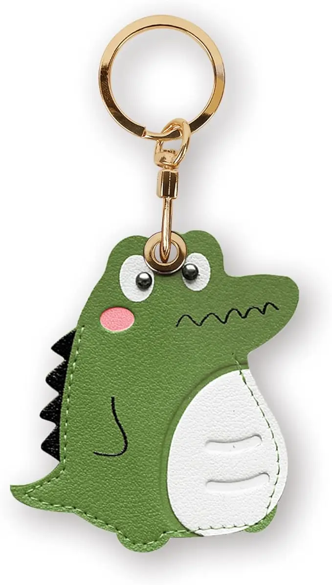 Leather Keychain Case Holder Compatible